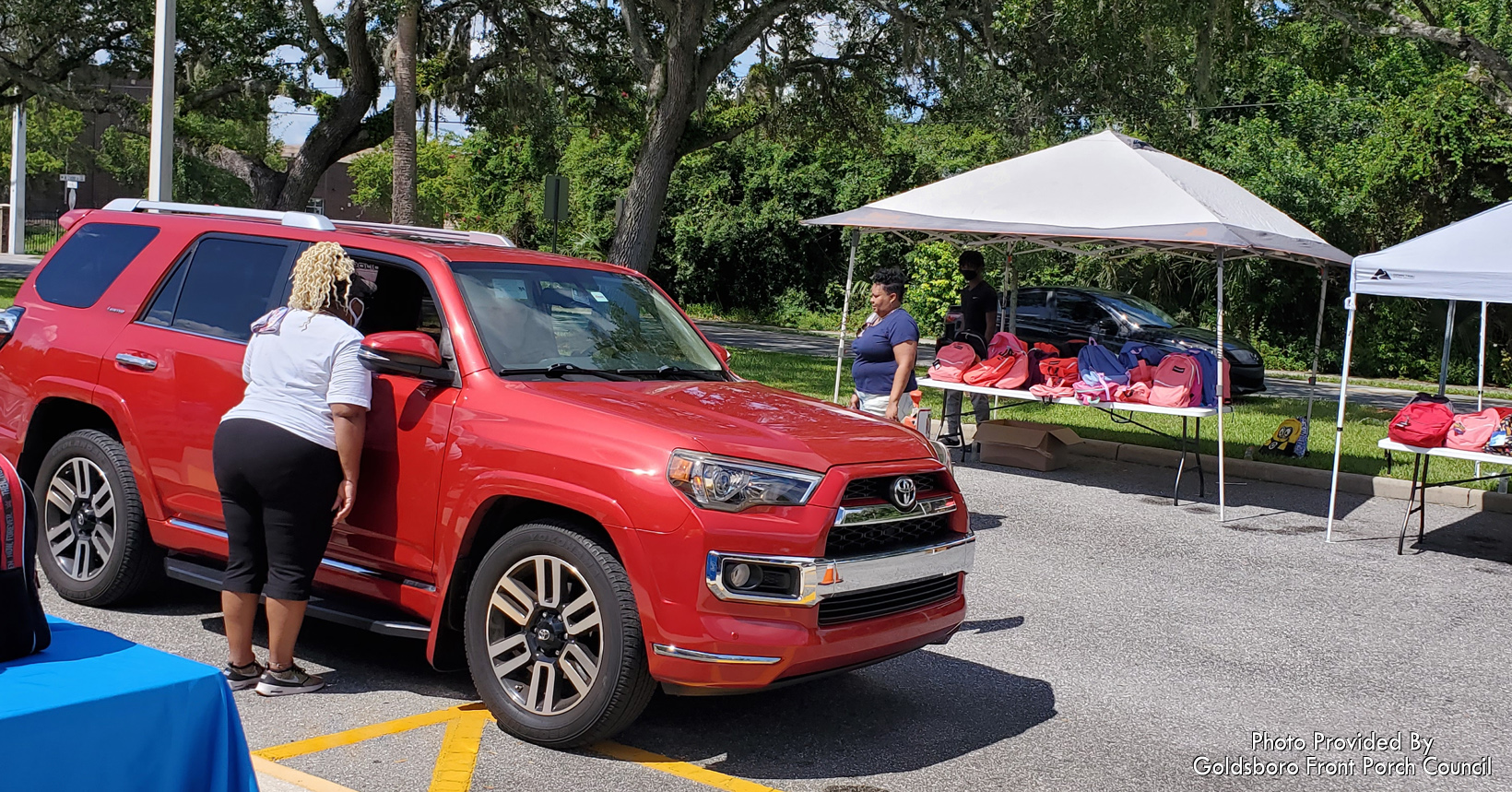 Each year, the Goldsboro Front Porch and Westside Mentoring host a school supply giveaway. The drive allows students to get all the tools they need to excel academically.