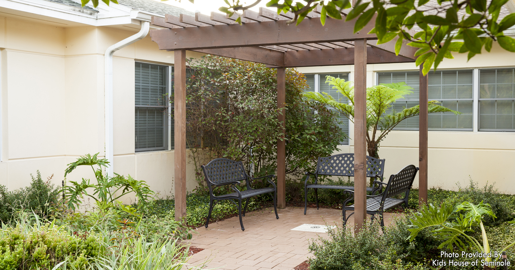 Faith’s Garden was named after a 3-year-old girl who died from child abuse. The garden is a place for reflection to honor all the lives of children who died from abuse and neglect.