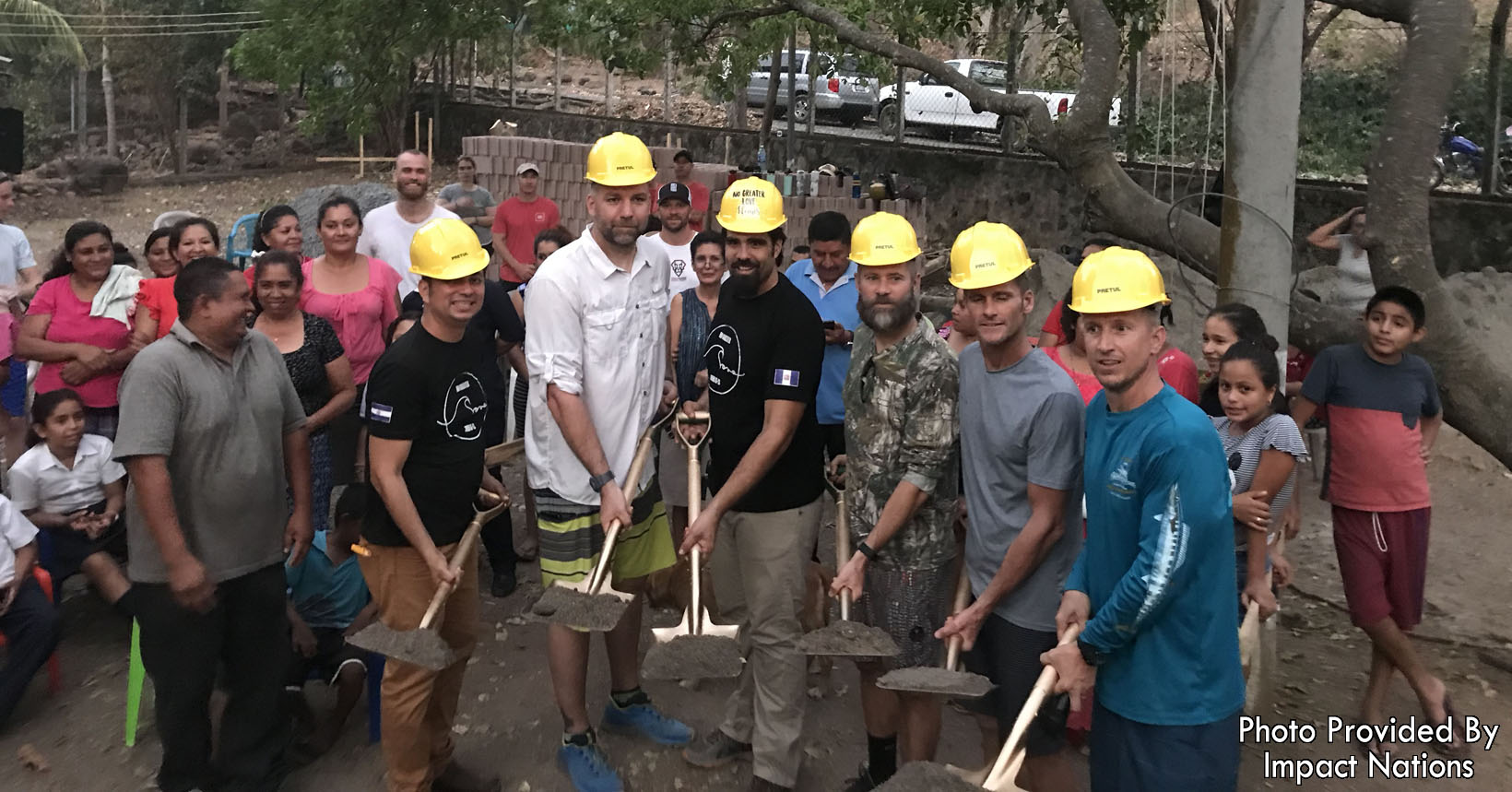 Several Pastors and friends flew down for our ground breaking ceremony and to see the orphanage construction begin. Many from the community came to celebrate with us!