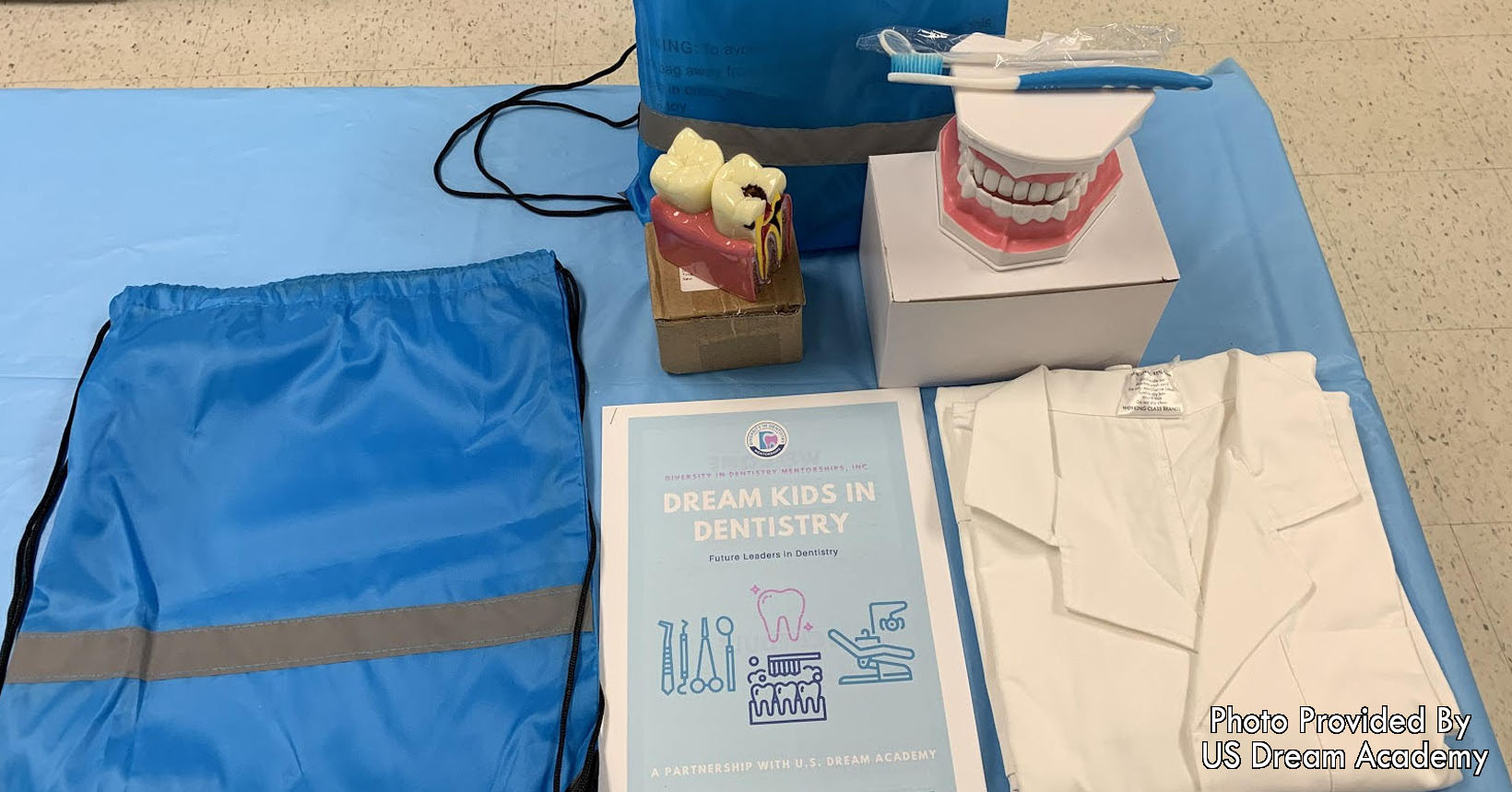 U.S. Dream Academy Dental Education packet.